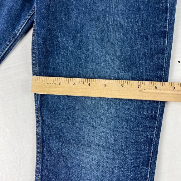 Hudson Jeans Women 27x26* Harlow High Rise Straight Crop Blue Faded Denim Tag 27 - Picture 13 of 16